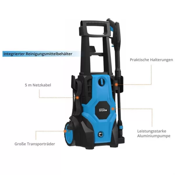 Vysokotlaký čistič Güde GHD 1800-135