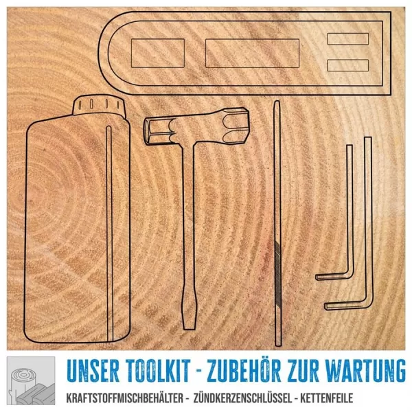 Motorová řetězová pila Güde KS 400-38