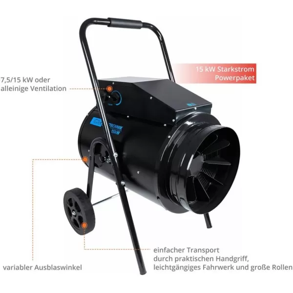 Topidlo elektrické Güde GEH 15