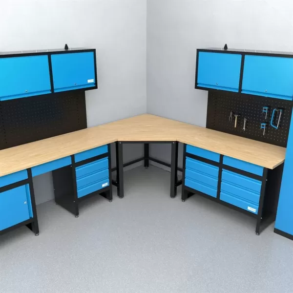Dílenský stůl rohový - modul Güde GW 600E