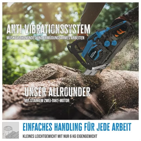 Motorová řetězová pila Güde KS 400-38