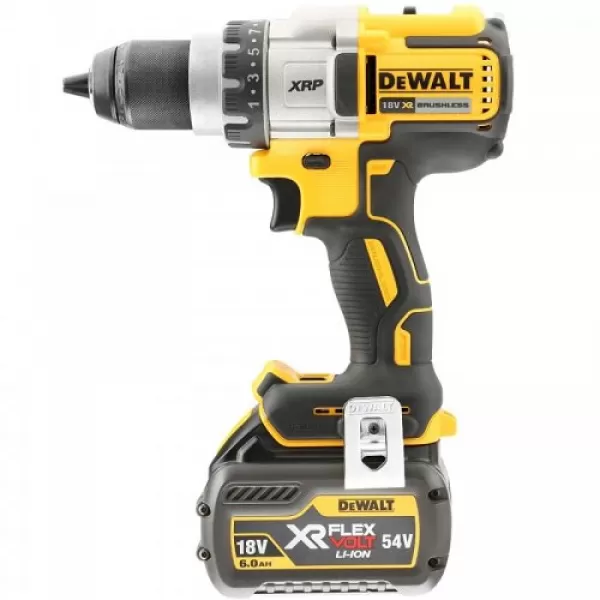 Aku vrtačka bezuhlíková 18V XR 2x6 Ah Dewalt DCD991T2