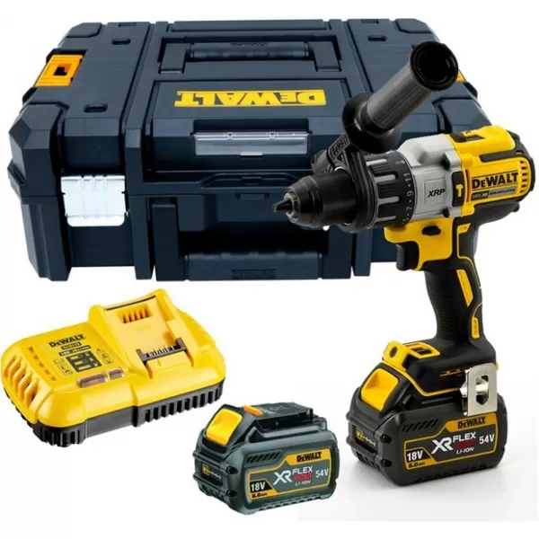 Aku vrtačka bezuhlíková 18V XR 2x6 Ah Dewalt DCD991T2