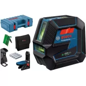 Laser křížový Bosch GCL 2-50 G+RMN10, kufr, taška Professional 0601066M02