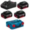 Startovací sada 3 x aku GBA 18V/5,0Ah+GAL18V-40+L-Boxx 0615990L3T