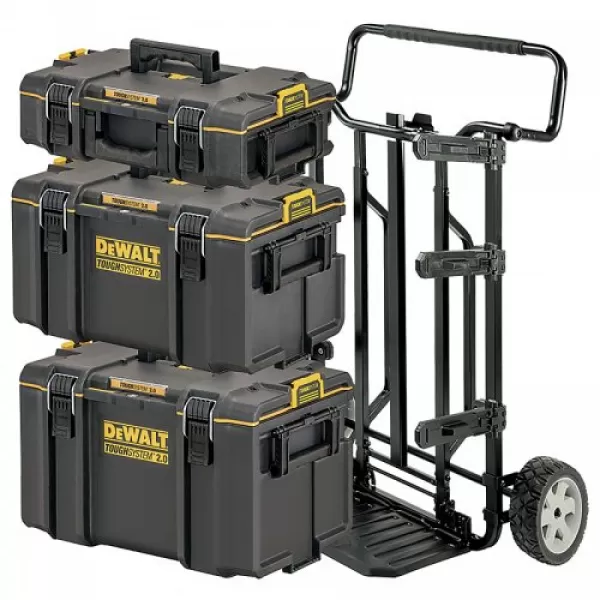 Set kufrů s vozíkem Dewalt DWST83401 TOUGH SYSTEM+DS166+DS300+DS400