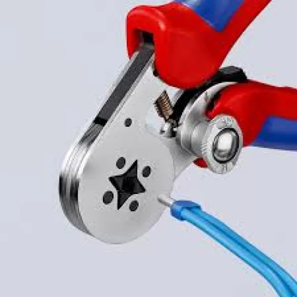 Samonastavitelné kleště pro lisování kabelových koncovek Knipex