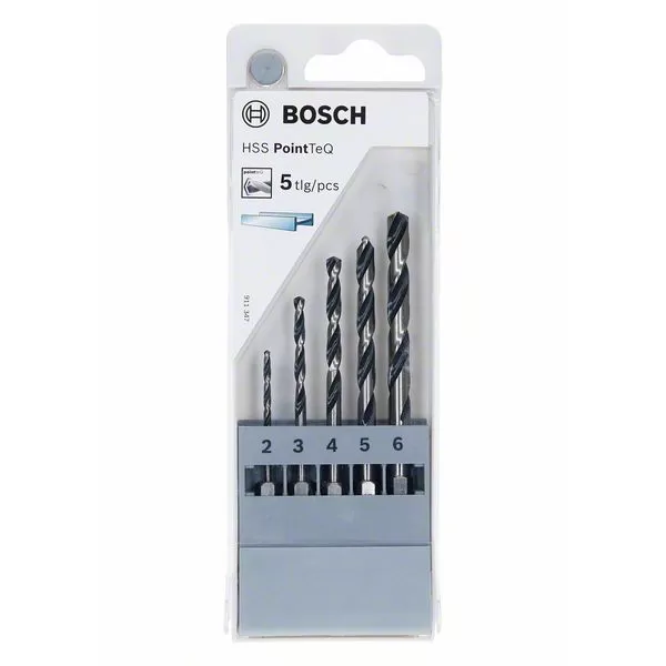 Sada vrtáků na kov 2-6mm 5ks HSS Bosch PoinTeQ 2607002824