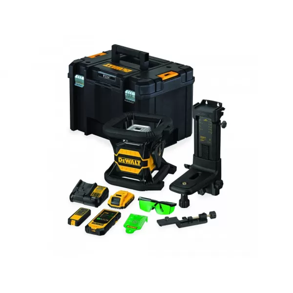 Aku samonivelační rotační laser DeWalt DCE080D1GS Tool Connect