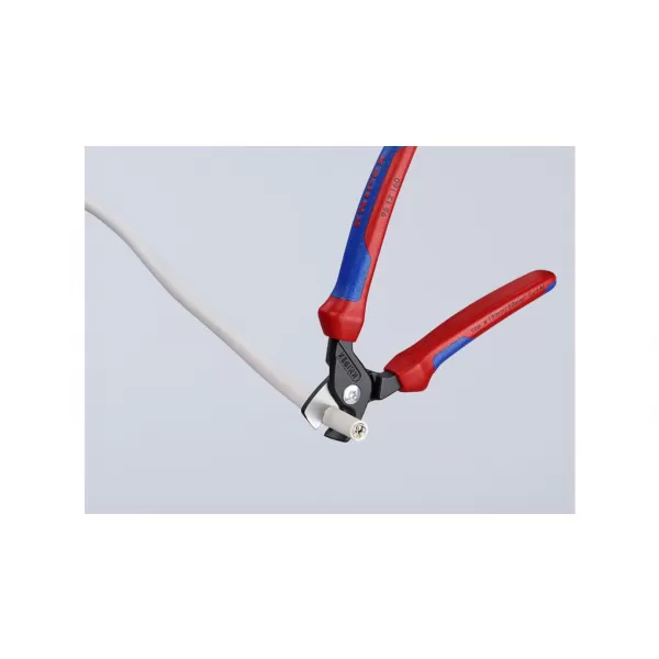 Kabelové nůžky s vícesložkovými návleky brunýrované KNIPEX 160 mm