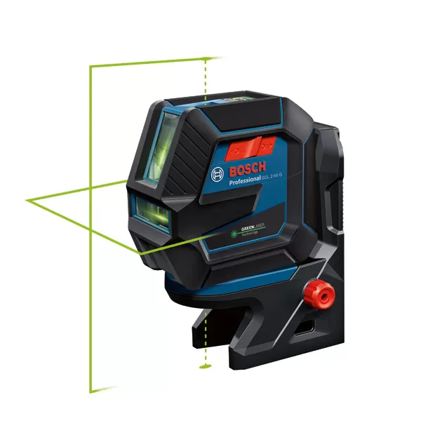 Laser křížový Bosch GCL 2-50 G+RMN10, kufr, taška Professional 0601066M02