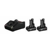 Sada akumulátorů a nabíječky 2x12V/6,0Ah+GAL12V-40 1600A01B20