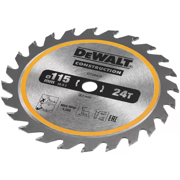 Pilový kotouč DeWalt DT20420 115 X 9,5 mm