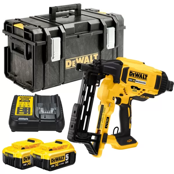 Aku sponkovačka DeWalt DCFS950P2 na ploty 18V 2x5 Ah