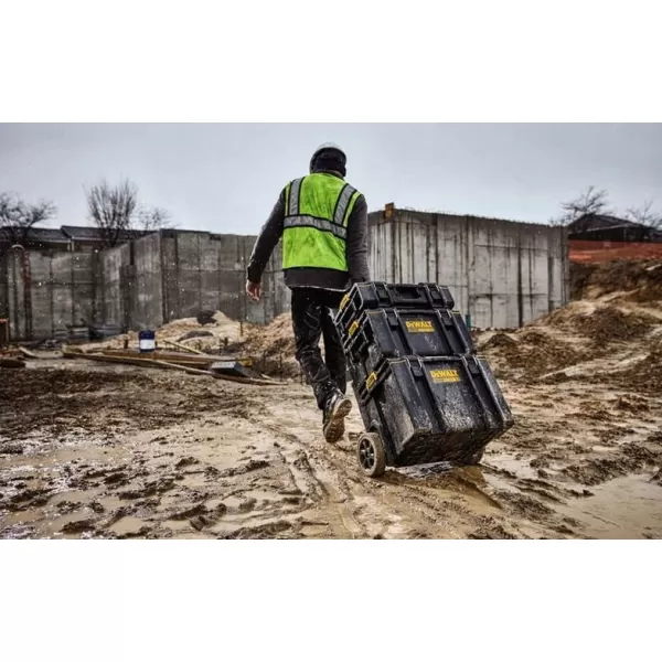 Set kufrů s vozíkem Dewalt DWST83401 TOUGH SYSTEM+DS166+DS300+DS400