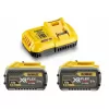 Sada 2ks akumulátorů 9,0Ah + nabíječka Dewalt FLEXVOLT DCB118X2