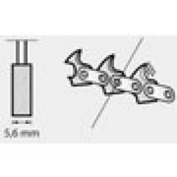 Brousek Dremel na řetězové pily 5,6 mm/3ks 26150455JA
