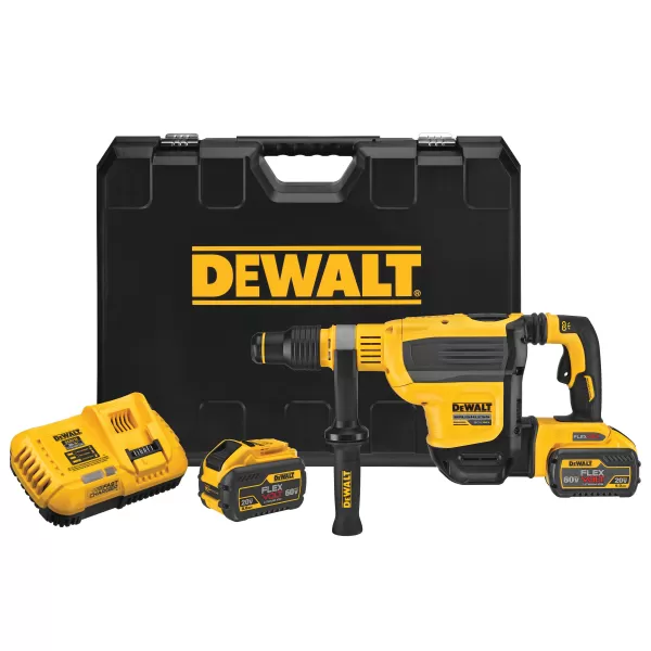 Aku kombinované kladivo DeWalt DCH614X2 SDS-MAX 54V 2x3,0Ah FLEXVOLT
