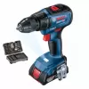 Aku vrtačka Bosch GSR 18V-50 + 43 ks příslušenství + 2x 2,0 Ah 06019H5004