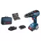 Aku vrtačka Bosch GSR 18V-50 + 43 ks příslušenství + 2x 2,0 Ah 06019H5004