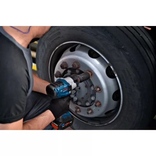 Aku rázový utahovák Bosch GDS 18V-1050 H Professional BITURBO, 2 × 18V/5.0Ah, 3/4", L-BOXX 06019J8522