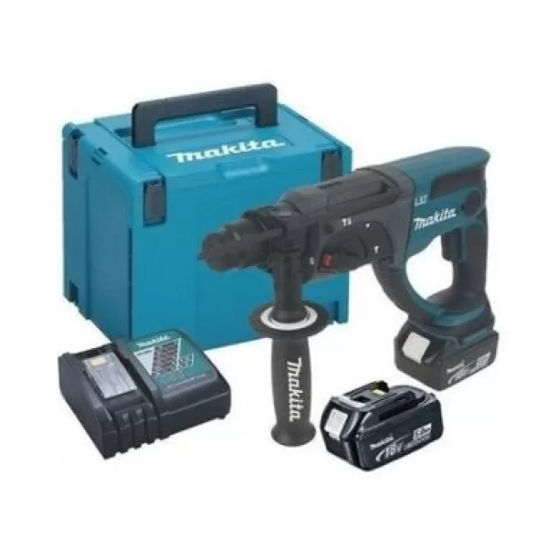 Aku vrtací kladivo Makita DHR202RTJ, 2 x aku 18V/5,0Ah
