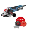 Bruska úhlová Bosch GWX 19-125 S Professional + kotouče X-Lock