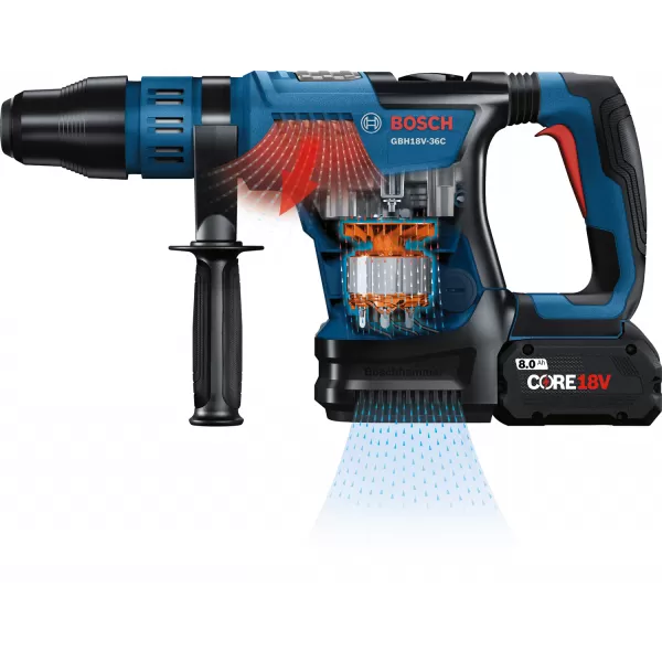 Kladivo vrtací aku Bosch GBH 18V-36 C Professional 0611915021 solo