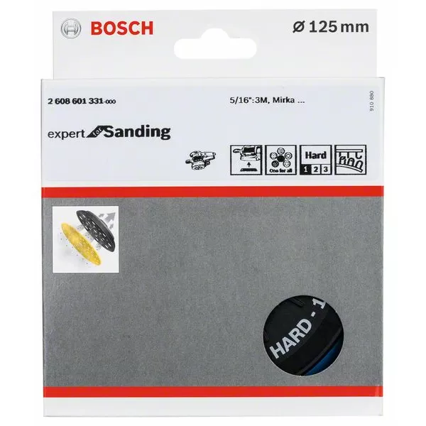 Talíř pro excentrickou brusku Bosch 125mm tvrdý 2608601331