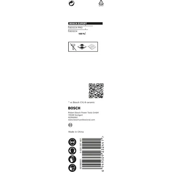 Vrták do dlažby HEX-9 HardCeramic, 8 x 90 mm