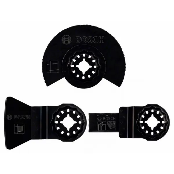 Sada příslušenství Bosch pro oscilační nářadí 3ks obkladači Starlock