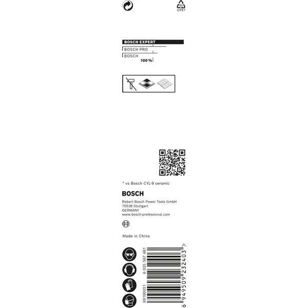 Vrták do dlažby HEX-9 HardCeramic, 4 x 90 mm