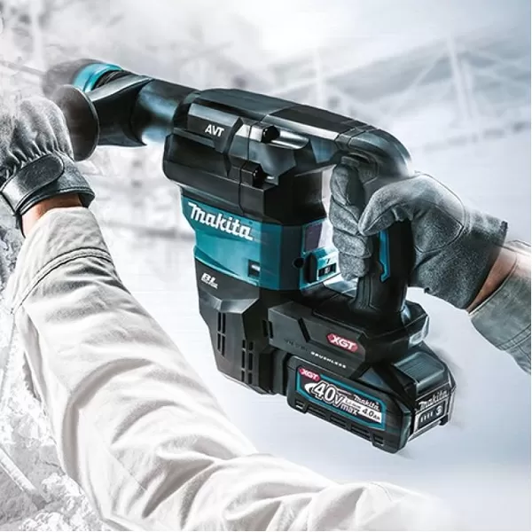 Aku bourací kladivo Makita HM001GM201 XGT 40V/4,0Ah SDS-max