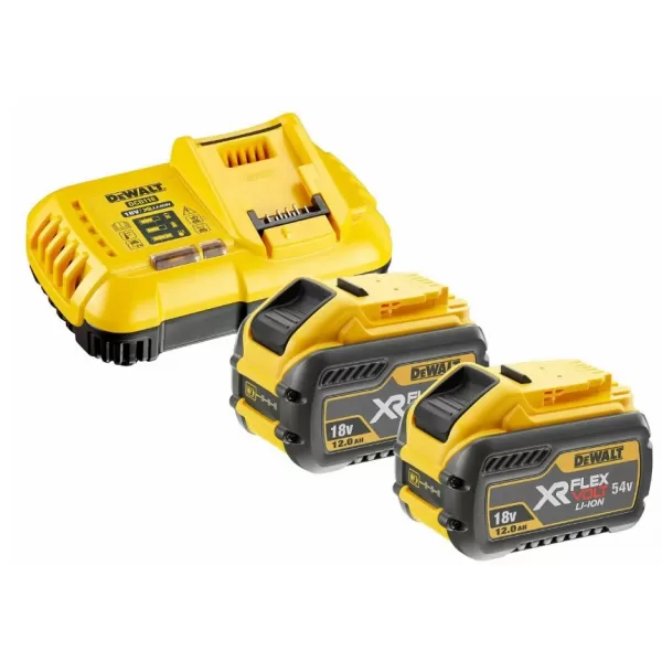 Sada DeWalt 2ks akumulátorů 12Ah + nabíječka FLEXVOLT Dewalt DCB118Y2-QW