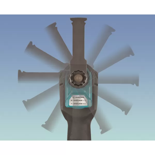 Aku oscilační nářadí MultiTool STARLOCK MAX Makita DTM52Z Li-ion LXT 18V - solo