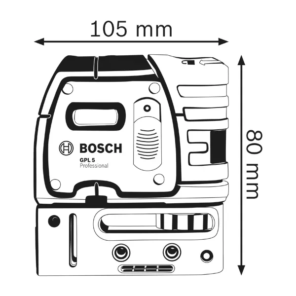 Laser křížový bodový Bosch GPL 5 G Professional 0601066P00