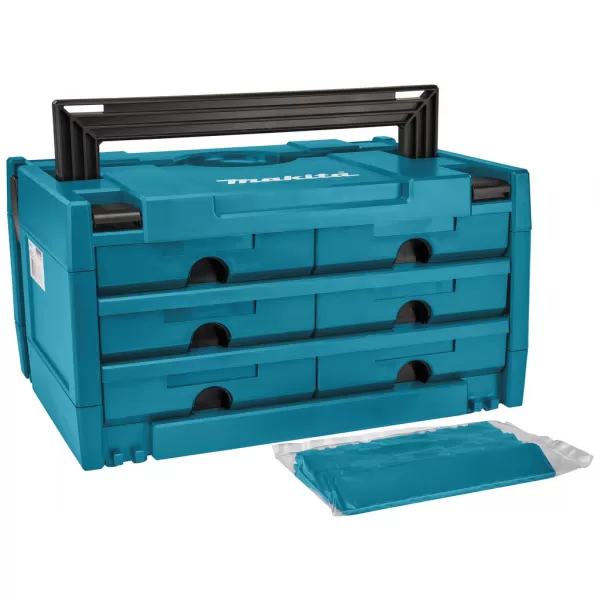 Box Makpac s přihrádkou (3x2) Makita P-84333