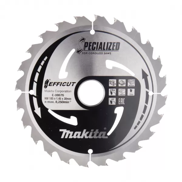 Pilový kotouč Makita Efficut 185x30 24T =new E-08682