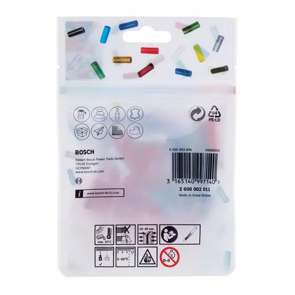 Lepící tyčinky Bosch Gluey barevné POP