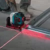 Aku křížový laser Makita SK700D, červený, Li-ion CXT 10,8/12V - solo