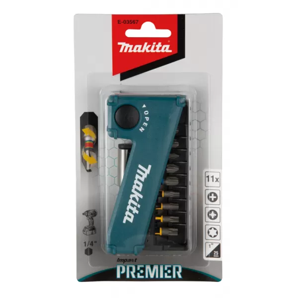 Sada 11 ks torzních bitů Impact Premier Makita E-03567