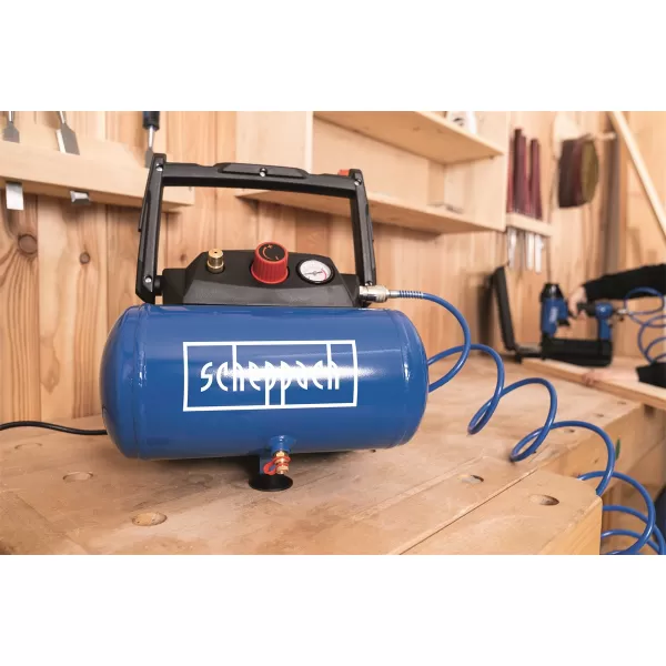 Kompresor bezolejový 6l Scheppach HC 06