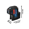 Laser křížový bodový Bosch GPL 5 G Professional 0601066P00