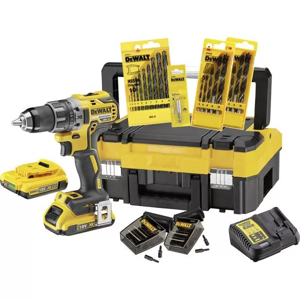Aku vrtačka Dewalt DCD791D2T 18V + sada bitů