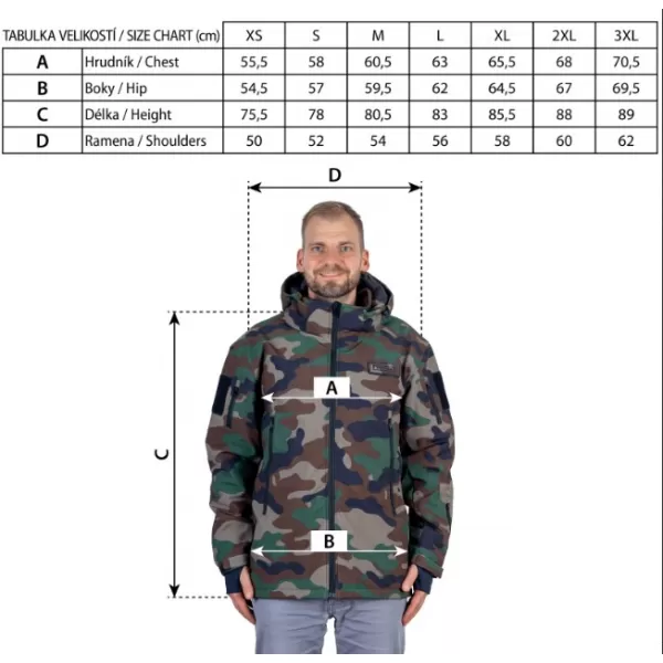 Vyhřívaná bunda + Powerbanka CHJ-S SET Narex 65406037