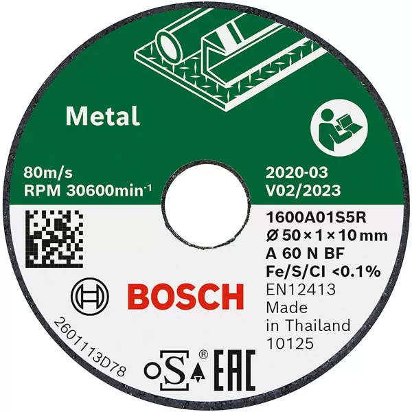 Kotouč řezný Bosch 50x1,0mm / bal.3ks/ 1600A01S5Y