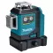 Aku křížový laser Makita SK700GD, zelený laser, Li-ion CXT