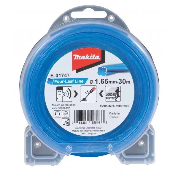Struna nylonová 1,65mm, modrá, 30m, speciální pro aku stroje, Makita