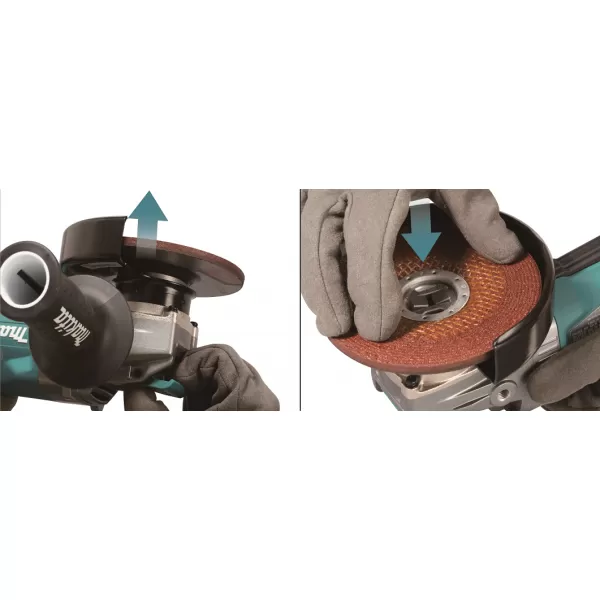 Aku úhlová bruska s regulací a X-lock Makita GA041GZ, 125mm Li-ion XGT 40V, bez aku Z