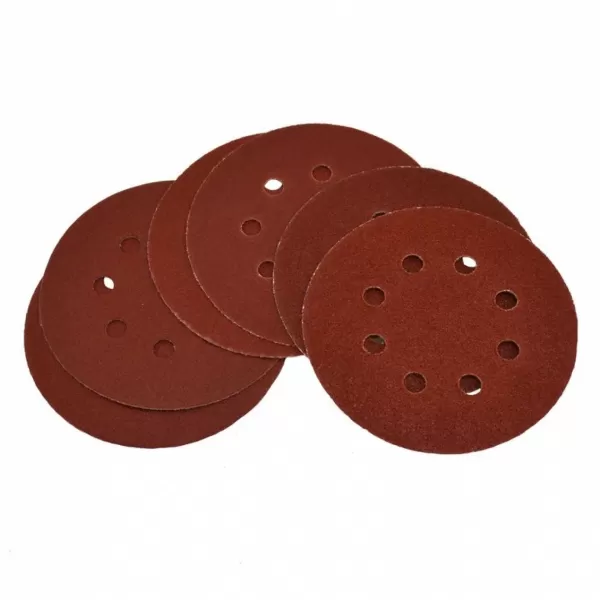 Náhradní brusné papíry Ø 125 mm Güde (6 ks) k EXS 125 E